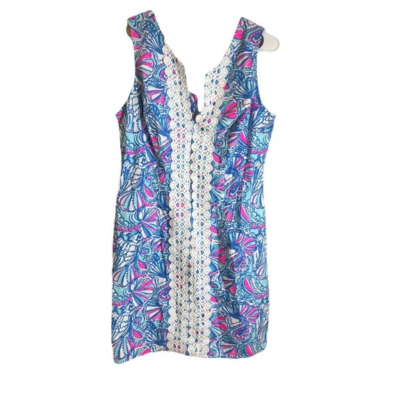 Lilly Pulitzer 20th Anniversary Shift Dress -Women’s Size 14, Sleeveless Floral - Picture 1 of 6